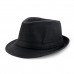 's 's Classic Thick Short Brim Manhattan Gangster Trilby Cap Fedora Hat  eb-62258183